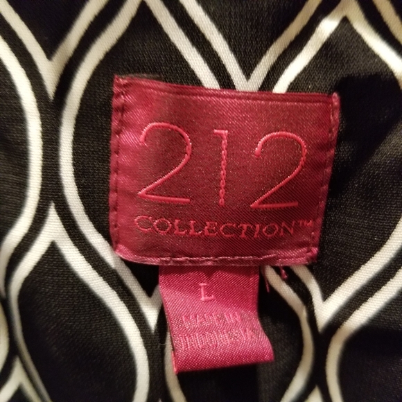 NWT 212 Collection Ladies Black and White Blouse Size Large - Picture 7 of 9